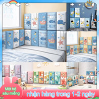 🔥giao ngay Nhiều phong cách -180*60cm miếng dán tường 3d dán tường chống va đập cho bé dấy dán tường xốp dán tường 3d miếng dán đầu giường chống va đập xốp dán tường dày dán tường cho bé chống va đập decor phòng ngủ