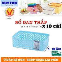 [GIAO NHANH 2H HCM] COMBO 10 RỔ NHỰA ĐAN THẤP DUY TÂN 1T8_Giao Màu Ngẫu Nhiên.