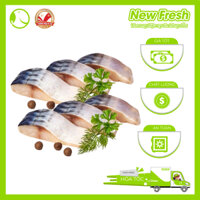 [Giao Nhanh HCM] Cá Saba Nauy Phi Lê Cắt Khúc Không Xương - Túi 500Gr