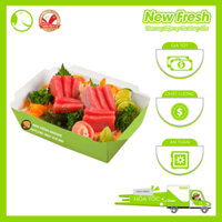 [GIAO NHANH HCM] Set Sashimi Cá Ngừ Đại Dương 01 chuẩn vị nhà hàng: 10 miếng cá ngừ Đại dương tươi ngon bổ dưỡng