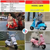 [Giao nhanh HCM] Xe máy điện VESPA cho bé yêu Q618