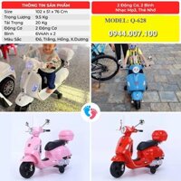 [Giao nhanh HCM] Xe máy Vespa cho bé Q628 (Q618 V2)