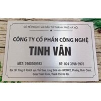 [Giao nhanh trong 1 ngày][ Kèm keo] Bảng/ Biển hiệu Công ty mạ inox sang trọng, cao cấp-Biển công ty cho doanh nghiệp