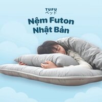 [Giao Siêu Nhanh] Nệm Futon Topper Nệm Bông Gòn Kiểu Nhật - Dòng Cao Cấp Êm Ái Gọn Nhẹ Fukoji Home