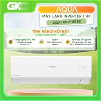 [GIAO TOÀN QUỐC] AQA-RUV10RB2 - Điều Hòa AQUA UV Cool Inverter RUV10RB2 (1 Ngựa) - Điều khiển thông minh bằng WIFI