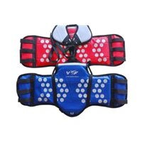 GIÁP NGỰC TAEKWONDO 2 MẶT XANH - ĐỎ