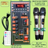[giare] Mạch loa kéo CS8676 có nguồn xung kèm Micro – Bluetooth Karaoke Guitar điện – cho loa kéo 3 tấc đơn