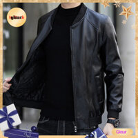 Giaurz Nam Giả Da Áo Khoác Nam Cổ Bóng Chày Áo Khoác Nam Giả Da Thời Trang Với Slim Fit Và Dây Kéo Đóng Cửa Hoàn Hảo Cho Thể Thao Văn Phòng Và Các Bữa Tiệc Vào Mùa Thu