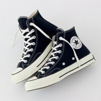 Giày 𝗖𝗼𝗻𝘃𝗲𝗿𝘀𝗲 𝟭𝟵𝟳𝟬𝘀 Cổ Cao Nam Nữ Màu Đen ❤️ Giày Thể Thao Sneaker Nam Nữ CV 1970s Màu Đen Cao Cổ Full Box