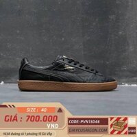 Giày 2hand PUMA Basket Classic Gum Deluxe 'Black' 366612-04 SIZE 40