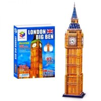 Giấy 3D Tháp Đồng Hồ Big Ben [97 Chi Tiết]_Magic Puzzle