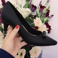 Giày 5 phân  nơ  khóa  tròn