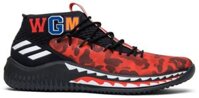 Giày A Bathing Ape x Adidas Dame 4 ‘Red Camo’ AP9976