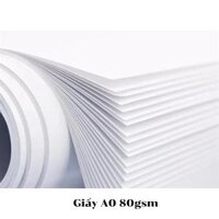 Giấy A0 84x120cm 80gsm - loại cắt từng tờ rời
