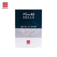 Giấy A3 định lượng 75gsm, giấy inphoto Hồng Hà Delus - 4954