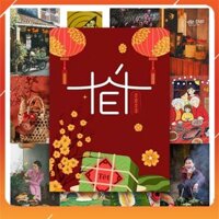 [Giấy] A3 In Màu - Set 50 Tờ Poster Giấy Dán Tường - HÌNH POSTER TRANG TRÍ MÙA TẾT | MS: 111566