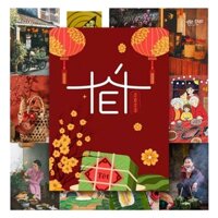 [Giấy] A3 In Màu - Set 50 Tờ Poster Giấy Dán Tường - HÌNH POSTER TRANG TRÍ MÙA TẾT | MS: 111566