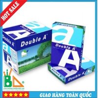 Giấy A4 Double A ĐL 70Gsm / 500 tờ /1 tập giấy có độ dày phù hợp với các dòng máy in photo hiện đại.