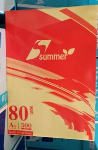 Giấy A4 màu vàng Summer