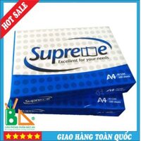 Giấy A4 Supreme 80 Gsm Xuất Xứ Thailand- Chất Lượng Giấy CaoĐược Làm 100% Từ Sợi Gỗ Láng Mịn Không Bụi Không Mùi