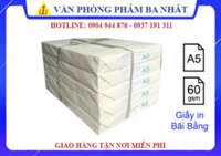 Giấy A5 60gsm Bãi bằng vàng