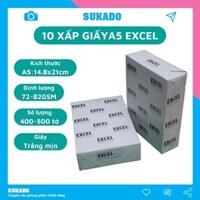 Giấy A5 Excel 70-80gsm [Thùng 10Gram] Xuất xứ Indonesia SUKADO