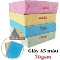 Giấy A5 màu 70gsm                         &nbsp(&nbspXanh Dương&nbsp)