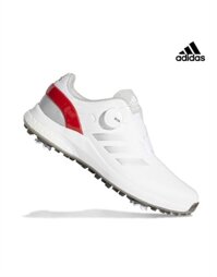 Giày Adidas nam màu trắng viền đỏ 6267