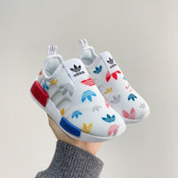 Giày ADIDAS NMD Giày chạy bộ trẻ em nam nữ Giày loafer Xu Huong m114i