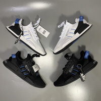 Giày Adidas NMD R1 V2 màu đen trắng xanh.