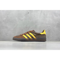 Giày Adidas Originals Gazelle INdoor màu nâu vàng, giày đế thấp chống trượt, chống mài mòn, JI2588, kích thước 35-45
