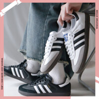 Giày Adidas Samba Classic Nam Nữ,Giày Adidas Samba LOW OG White Black Classic Bản Cao Cấp Full Bill Box