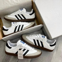 Giày Adidas Samba Classic White nam nữ,Giày Samba Đế Cao Su Nguyên Khối chống trơn trượt