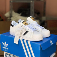 Giày Adidas Sò Đen Nam Nữ,Giày Adidas Sò Tem Vàng Phong Cách Thời Trang Dành Cho Nam Và Nữ Full Box