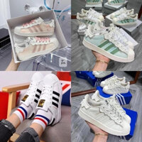 Giày Adidas Sò Kem, Hồng, Đen, Xanh Nam Nữ,Giày Adidas Sò Tem Vàng Phong Cách Thời Trang Dành Cho Nam Và Nữ full size