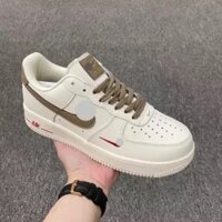 Giày AF1 vệt nâu, air force 1 bản SC đủ size nam nữ Full box bill
