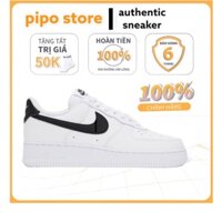 Giày_ Air Force 1 Giày_ AF1 Trắng vệt đen Cao Cấp Full Size Nam Nữ Hot Trend 2022 ( Full bill,box )-PIPO.Sneaker