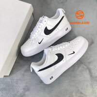 Giày Air Force 1 Low Multi-Etch Swoosh White Black FV1320-100 Fullbox BẢN CAO CẤP