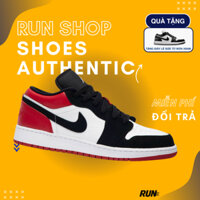 Giày Air Jordan 1 LOW BLACK TOE 553558-116 dành cho nam nữ chính hãng đủ size fullbox new 100% RUN SHOP