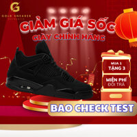 Giày Air Jordan 4 Retro ‘Black Cat’ 2020 CU1110-010 CHÍNH HÃNG fullbox GOLD SNEAKER