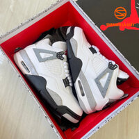 Giày Air Jordan 4 White Cement - Fullbox | High Quality