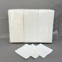 Giấy ăn cân, giấy rút loại đẹp 1kg Sóng Vàng khổ 10x10cm dùng cho hộp giấy ăn vuông