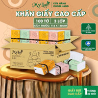 GIẤY ĂN CAO CẤP MY LAN  THÙNG 30 GÓI