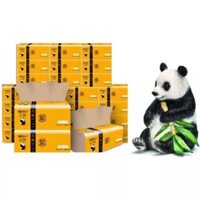 Giấy ăn gấu trúc khăn giấy siêu dai không chất tẩy trắng Sipiao an toàn mềm mại thùng 30 gói