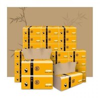 Giấy ăn gấu trúc SIPIAO, khăn giấy chính hãng siêu dai, mềm mịn, không tẩy trắng thùng 30 gói