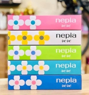 Giấy ăn Nepia Nhật Bản 5 hộp x 160 tờ