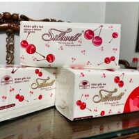 Giấy ăn rút Silkwell quả cherry hàng loại 1( 280 tờ /1 gói)