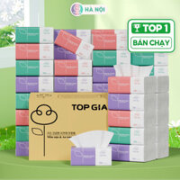 Giấy ăn rút Top Gia, thùng 30 gói/16 gói 4 lớp cao cấp tiện lợi