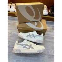 Giày Asics Court MZ Cream Black Gum nam nữ, giày Asics bản cao cấp full phụ kiện
