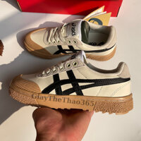 Giày asics court trail màu caramel đế nâu bản siêu cấp đẹp nhất thị trường full bill box-giaythethao365